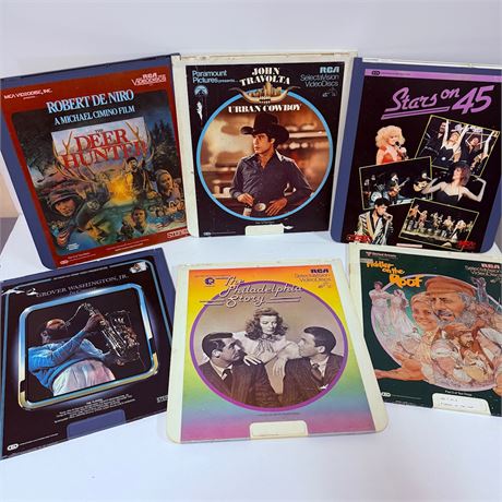 6 Laser Discs