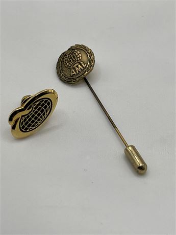 Vintage Award pins lot