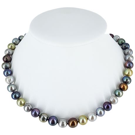 HONORA Freshwater Pearl Necklace w/ Sterling Clasp