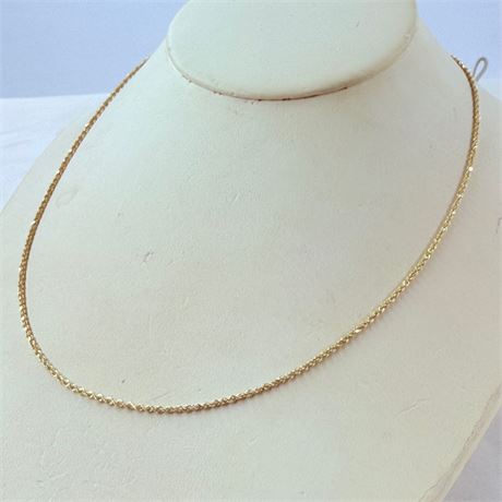 4.15g 14k Gold Necklace