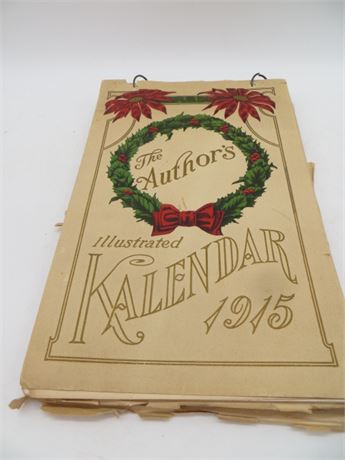 1915 Authors Illustrated Kalendar