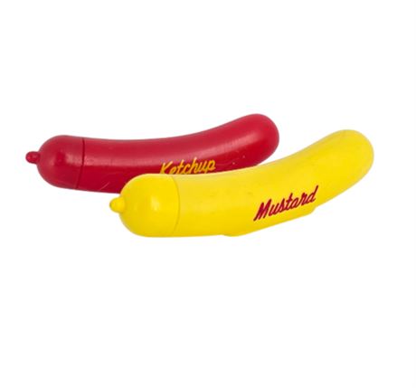 MCM Plastic Hot Dog, 6" Condiment Servers