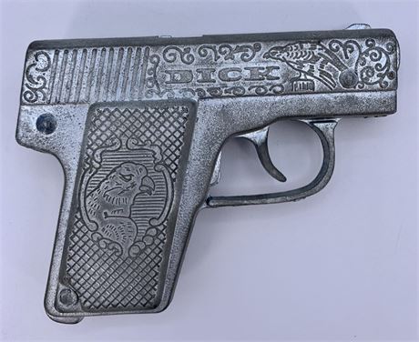Hubley c1950s Detective Dick Tracy Cap Gun Toy Pocket Pistol