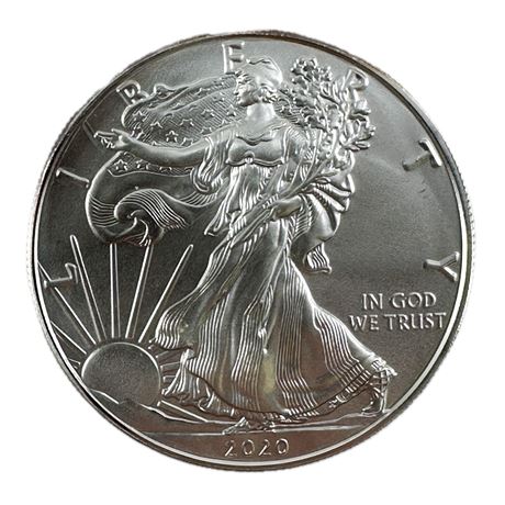 2020 1oz .999 Fine Silver American Eagle Coin