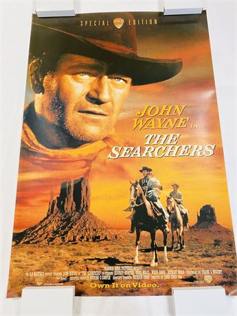 The Searchers Original 27x40 Movie Poster - Rolled, Unused