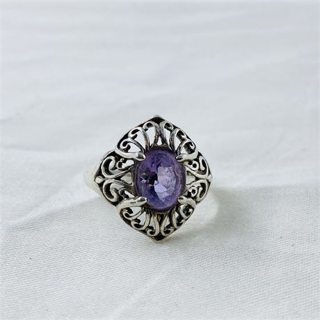 5.3g Sterling Ring Size 10.25