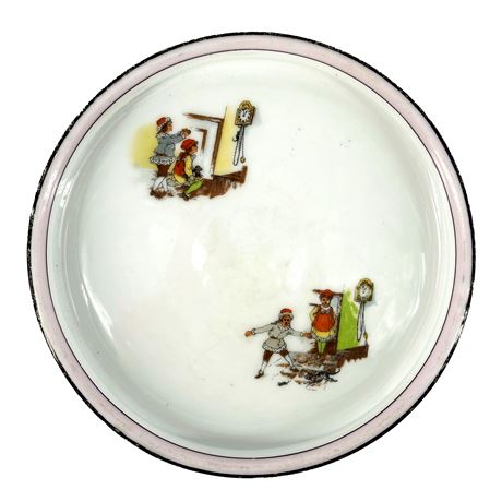 Antique Porcelain Baby Bowl by Noritake