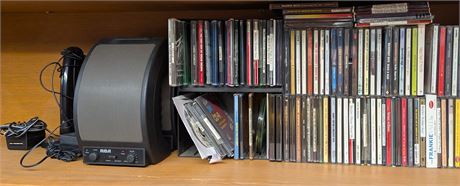 Whole Shelf Buyout RCA Speakers + CDs