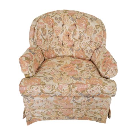 Bruington Floral Skirted Accent Chair