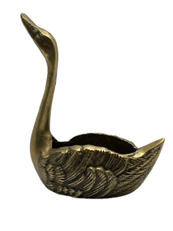 Brass swan