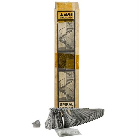 Set of 2 Vintage AMSI Miniatures 1:12 Scale Spiral Staircase Kit