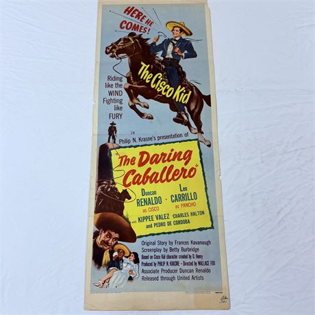 The Dancing Caballero Original 14x36” Movie Poster