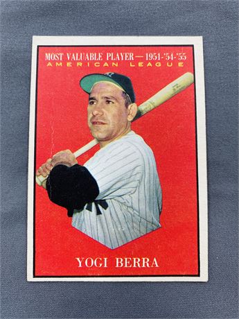1961 Topps Yogi Berra Card