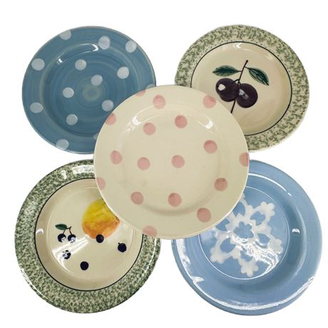 Lot of Hearthstone Pottery Dessert Plates
