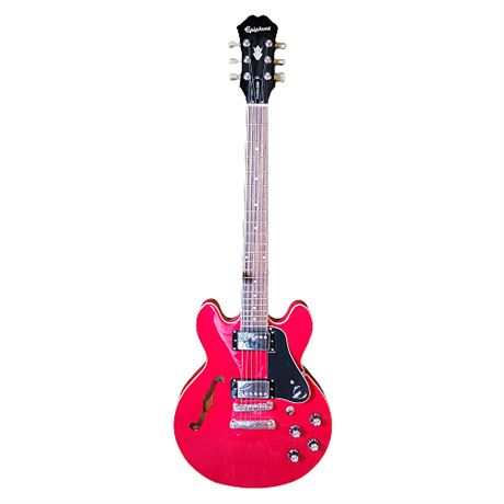 Epiphone Ultra 339 Guitar in Candy Red w/ Case