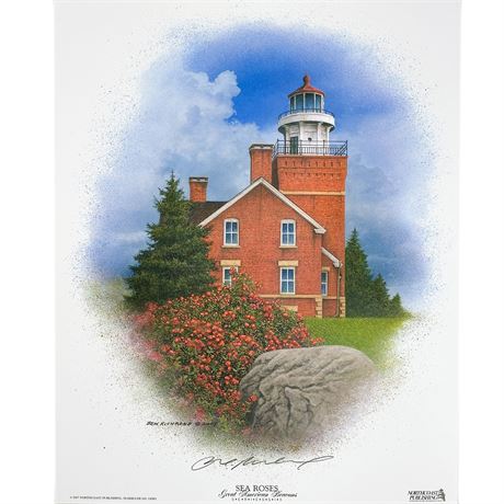 Pair of Lithographic Prints by Artist Ben Richmond