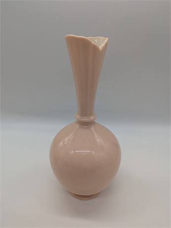 Lenox USA Peach/Light Pink Colored Vase