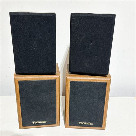2 Sets of Vintage Shelf Speakers including Technics