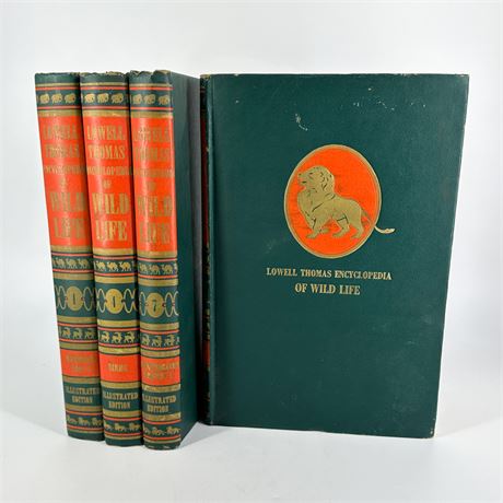 Lowell Thomas Encyclopedia of Wildlife 4 Volumes