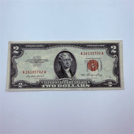 UNC 1953 $2 Bill