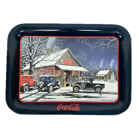 Coca-Cola "The Gathering Place" Steel Serving Tray