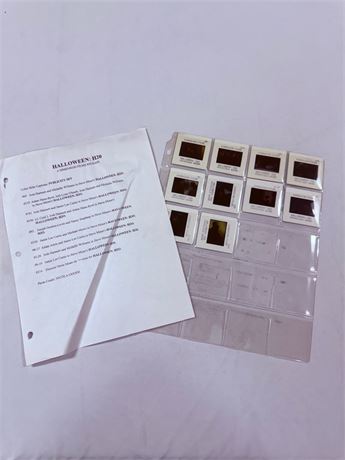 Halloween H2O Original 35mm Movie Production Slides