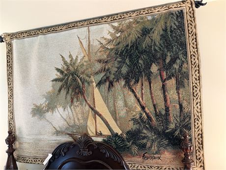 Tapestry By Fronckowiak "Leaving Out" Jacquard Woven Fabric