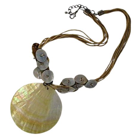 Natural Shell Mother-of-Pearl Necklace