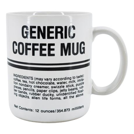 Vintage Hallmark Ceramic "Generic Coffee Mug"