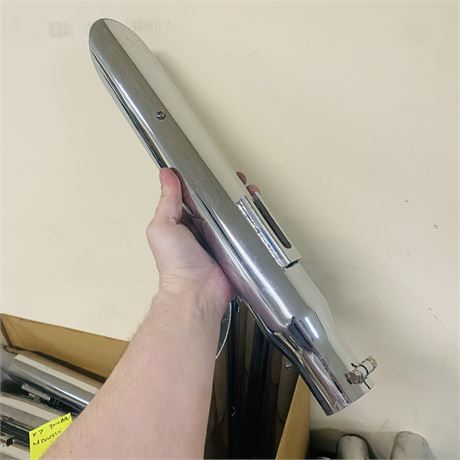 6 NOS Harley Davidson Slash Cut Exhaust Ends