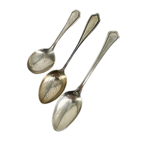 Antique Sterling Silver Spoons