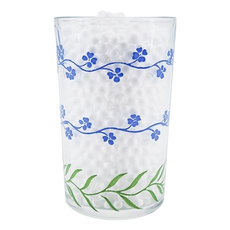 Vintage Swanky Swigs Forget-Me-Not Floral Juice Glass
