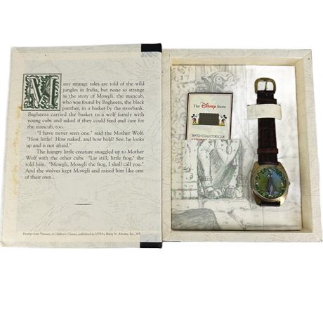 NIB Walt Disney Watch Collectors Club Series II The Jungle Book Watch