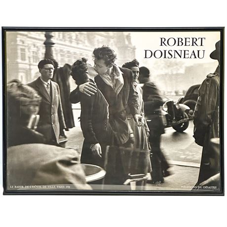 Framed Poster Print of "Le Kaiser de l'Hotel de Ville" by Robert Doisneau