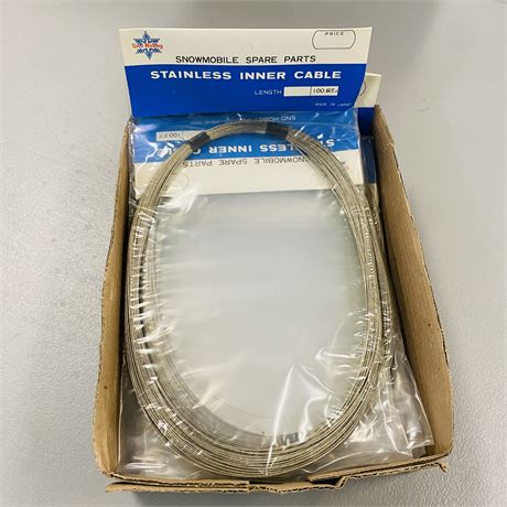 1000 Feet NOS Stainless Inner Cable