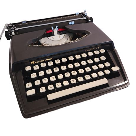 Vintage Remington Travel Typewriter, "Starfire"