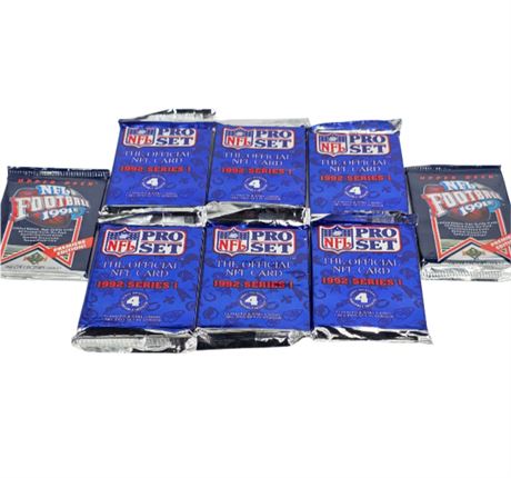 NFL Pro Set--1992, Upper Deck Football--1991