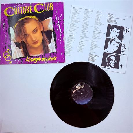 Culture Club Kissing to be Clever Vinyl Record
