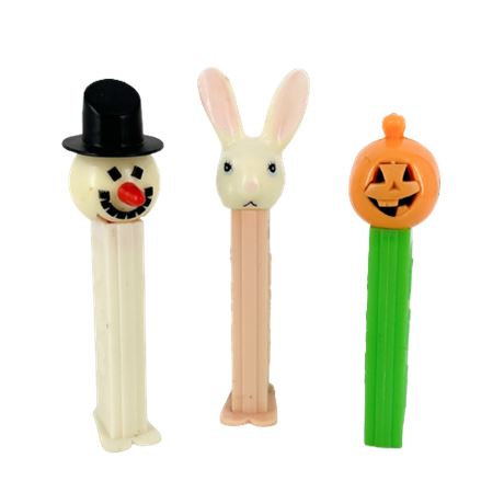 Lot of Vintage Holiday PEZ Dispensers