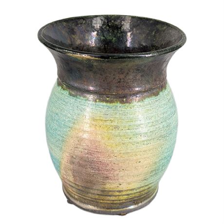 Handmade Signed Art Pottery Vase
