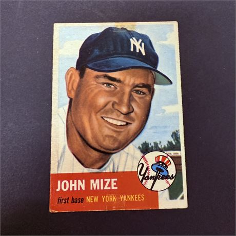 1953 Topps Johnny Mize