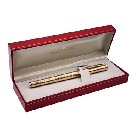 Gold Plated Schaeffer Fountain Pen in Box