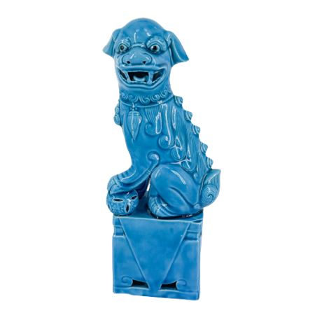 Vintage Porcelain Foo Dog Statue