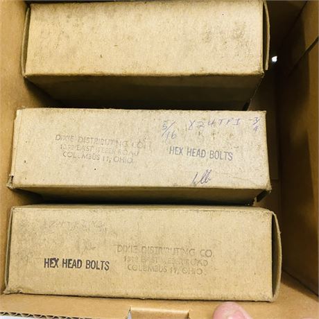 18 Boxes NOS Automotive Bolts
