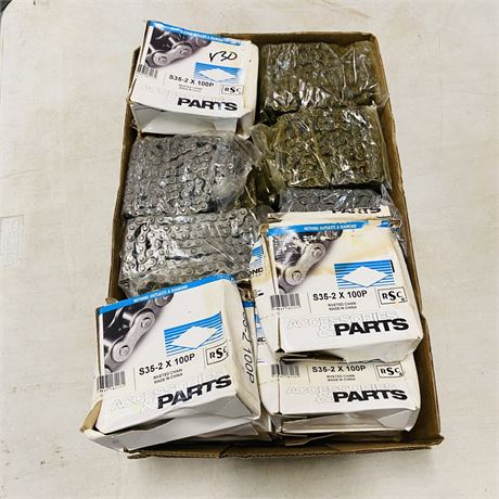 30 NOS Diamond S35-2 x 100P Motorcycle Chains