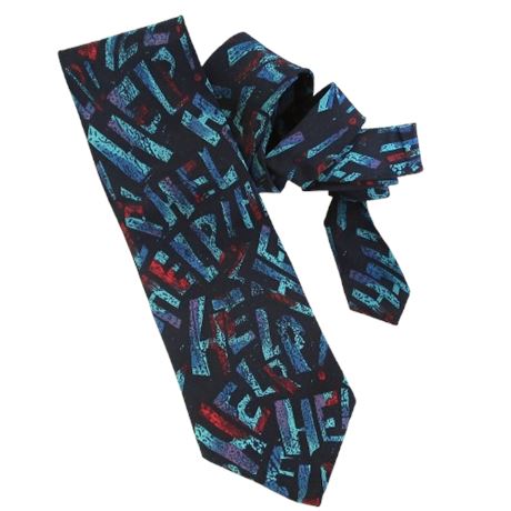 The BEATLES Help! 100% Silk Men's Vintage '90's Necktie