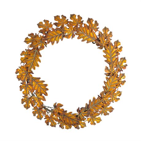 20" Metal Wreath, Door or Wall Decoration