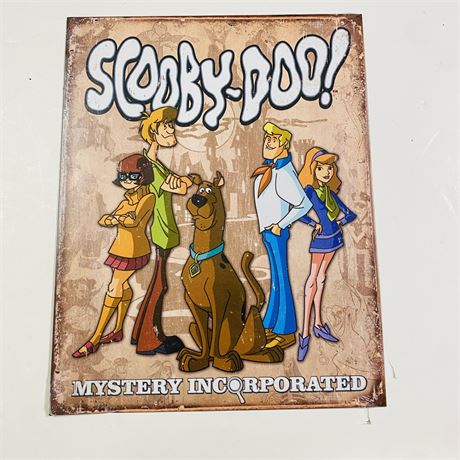 ‘Scooby Doo’ 12.5x16” Retro Metal Sign