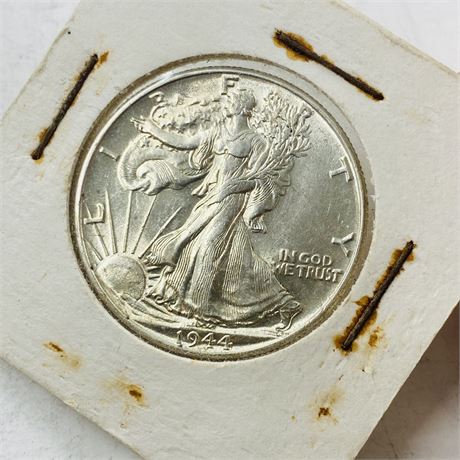 UNC 1944 Walking Liberty Half Dollar