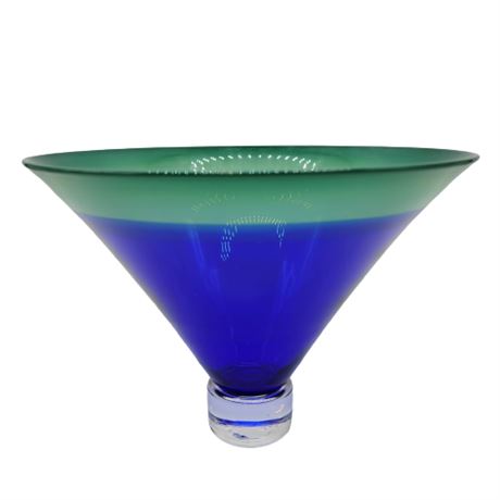 Baldwin & Guggisberg "Nonfoux" Signed B/G '90 Art Glass Bowl